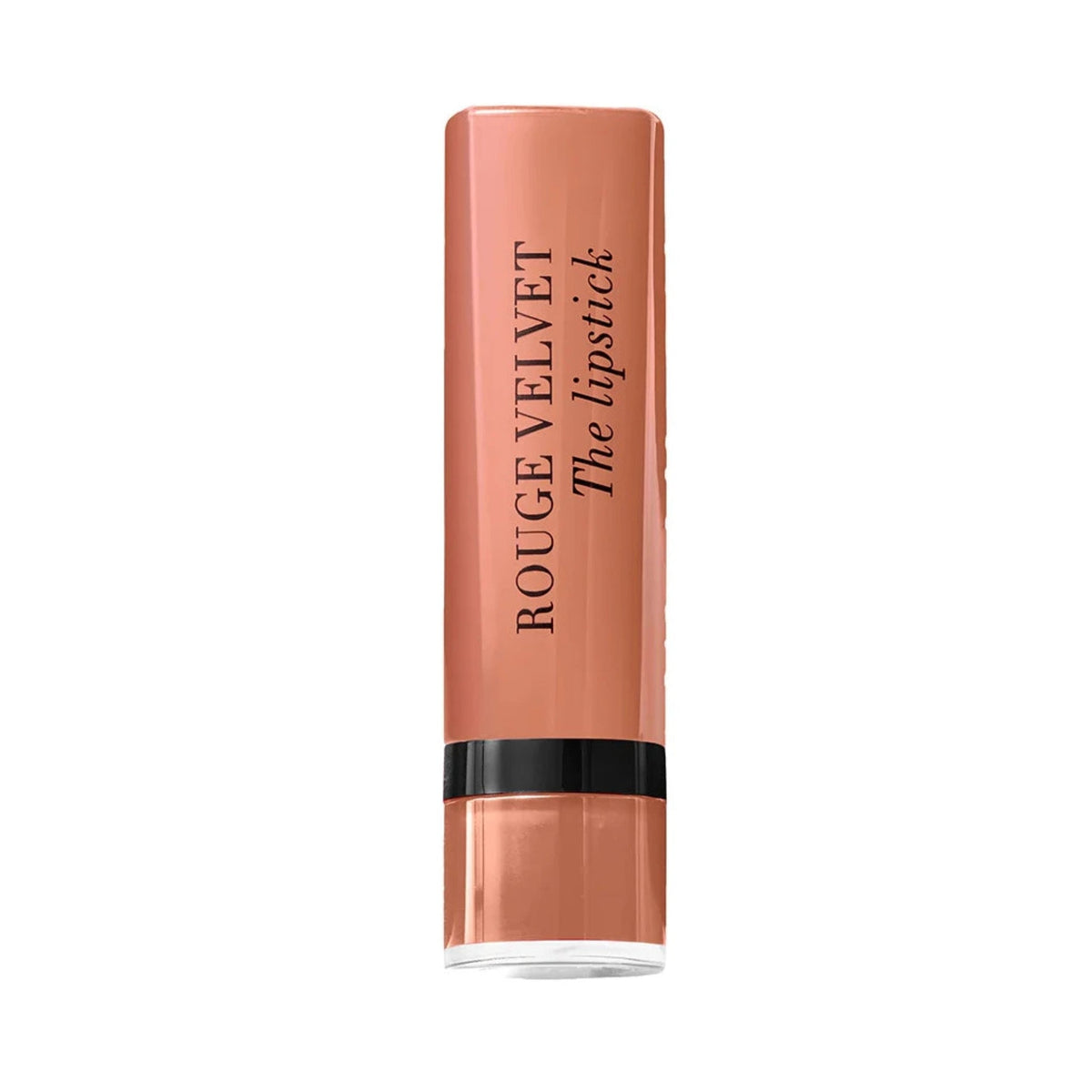 Refect Beauty Bourjois Rouge Velvet The Lipstick in a nude shade with a matte finish and sleek cylindrical tube