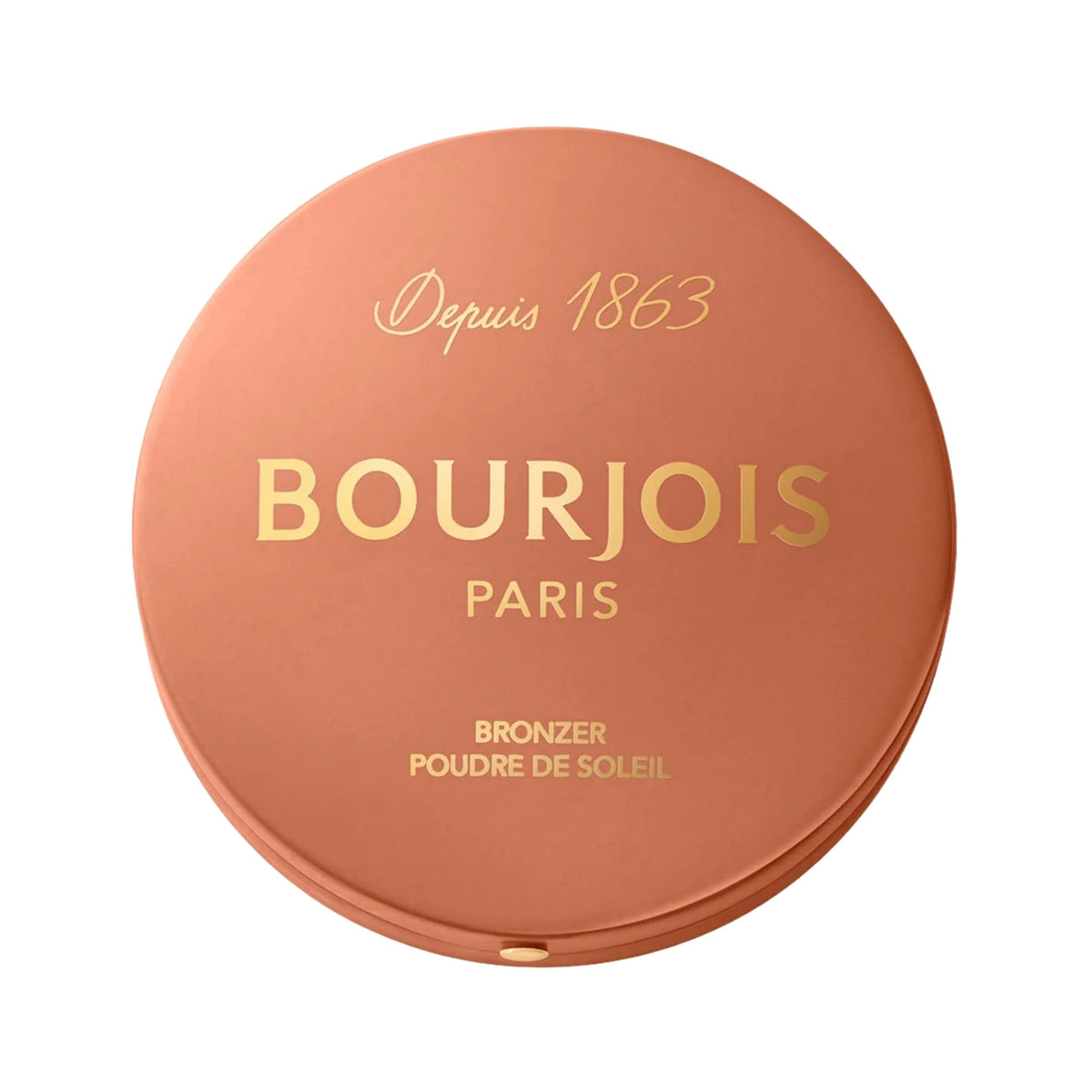 Refect Beauty Bourjois Maxi Round Pot Bronzer in a compact circular case for a natural sun-kissed matte finish.