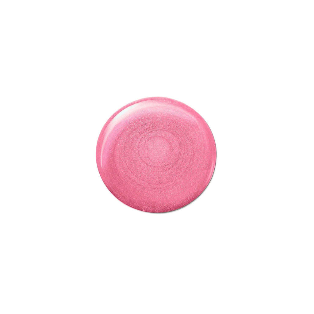 Refect Beauty Bourjois Gloss Fabuleux lip gloss swatch in a shimmering pink shade with a high-shine finish.