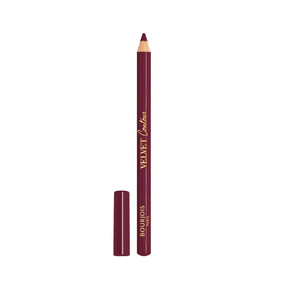 Refect Beauty Bourjois Velvet Contour lip liner in a deep plum shade with a matte finish and matching cap