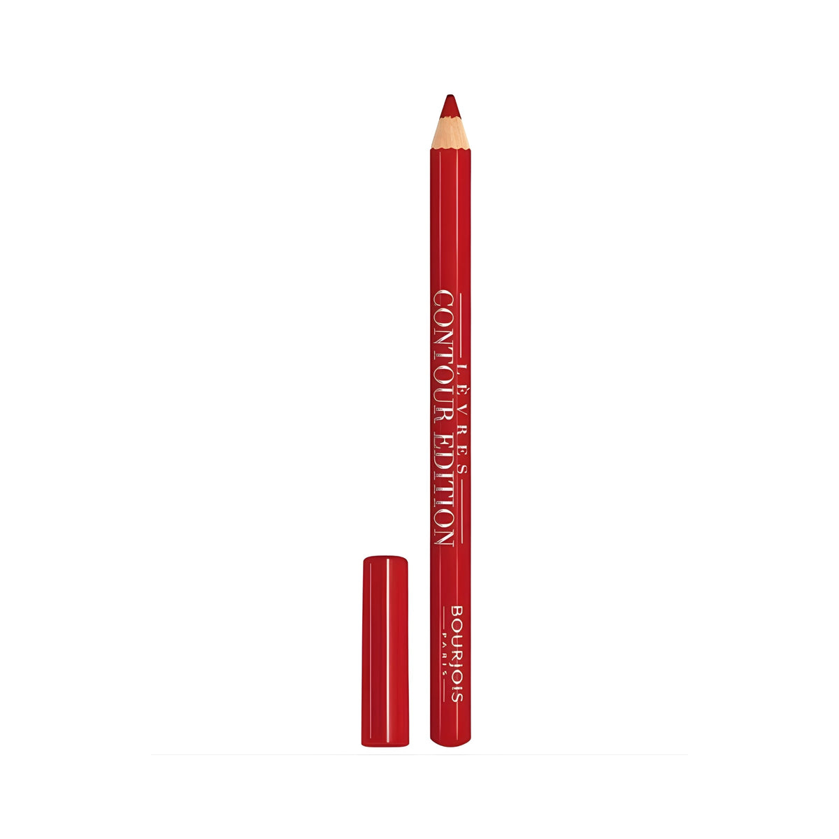 Refect Beauty Bourjois Velvet Contour red lip liner pencil with a matching cap for a matte finish