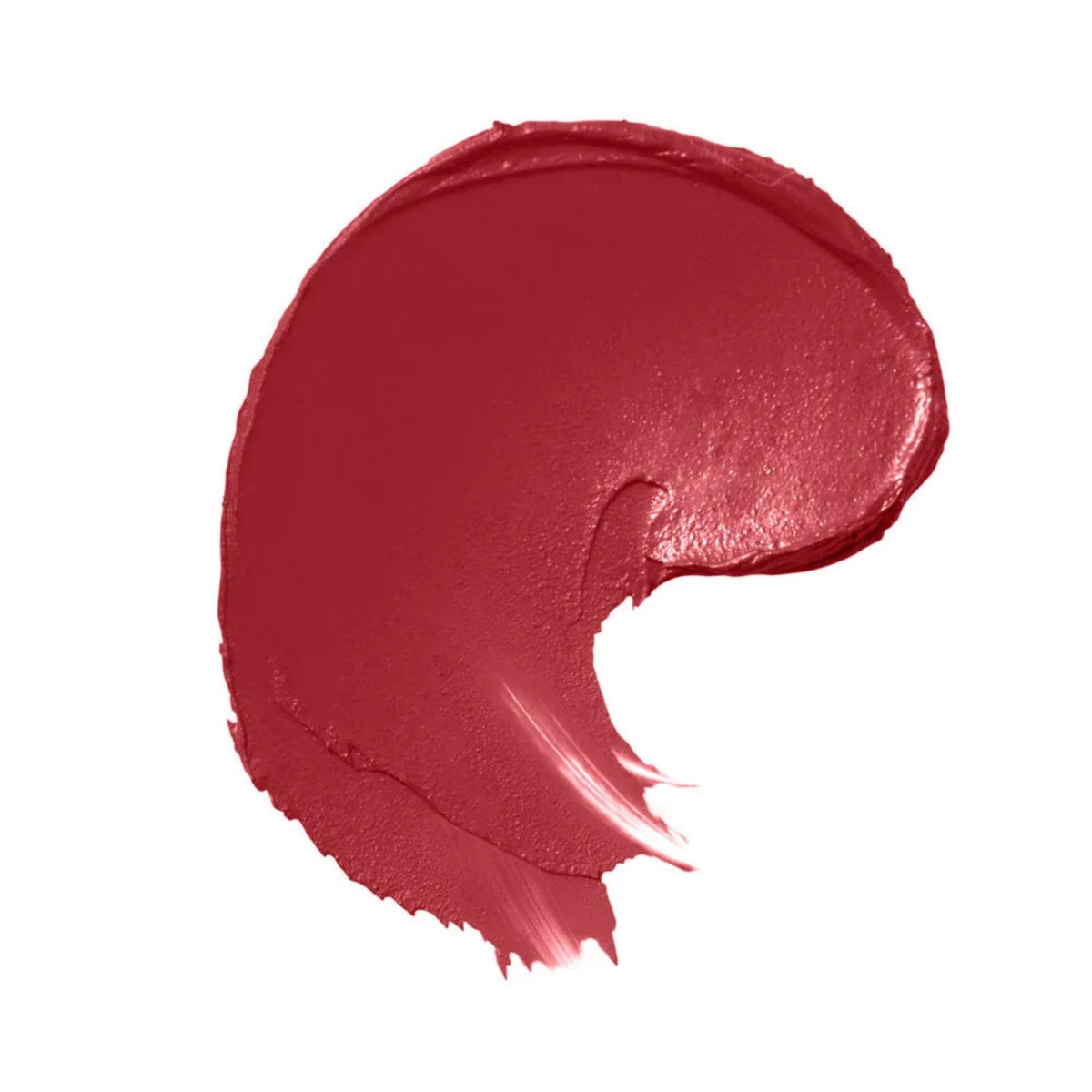 Refect Beauty Bourjois Rouge Velvet The Lipstick swatch showing intense red matte pigment with a velvety texture.