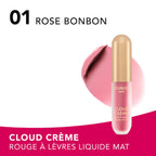 Refect Beauty Bourjois Cloud Crème liquid lipstick in Rose Bonbon shade with a soft velvety matte finish