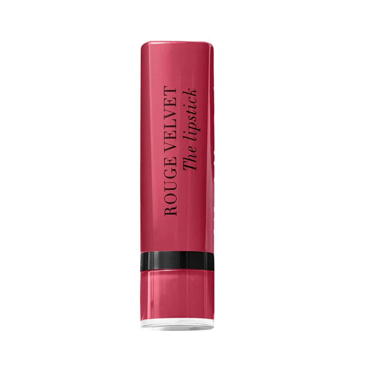 Refect Beauty Bourjois Rouge Velvet The Lipstick in a rich red shade with a sleek matte finish and teardrop applicator