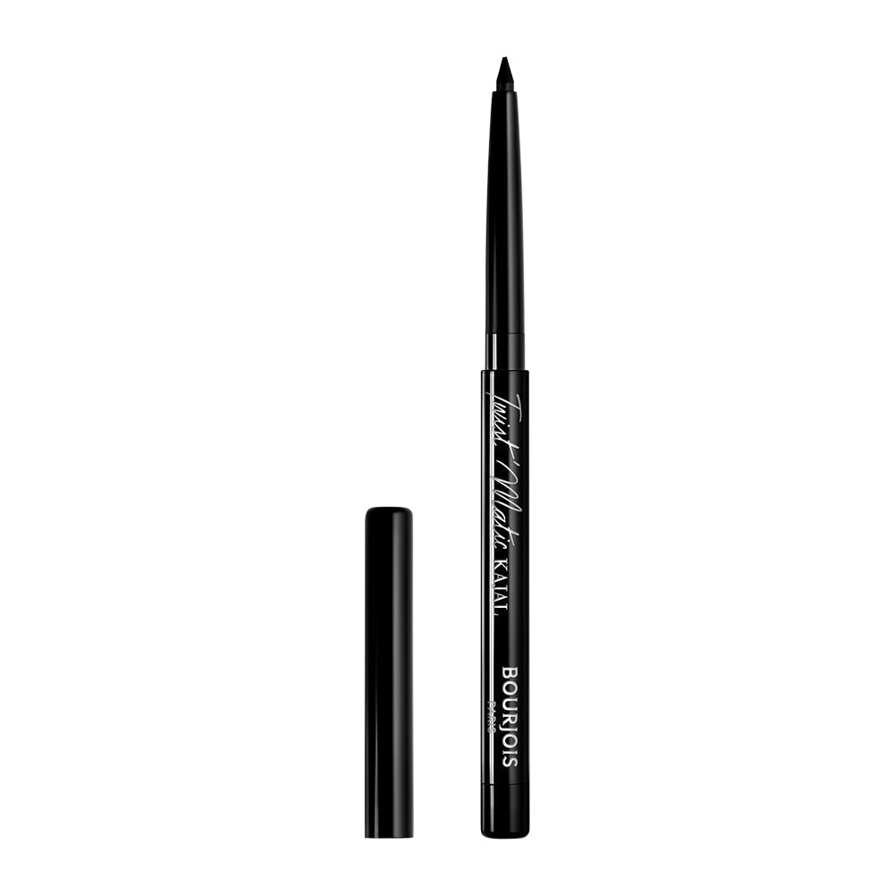 Refect Beauty Bourjois Twist'Matic Kajal black eye pencil with a twist-up design for precise and smoky eye makeup.