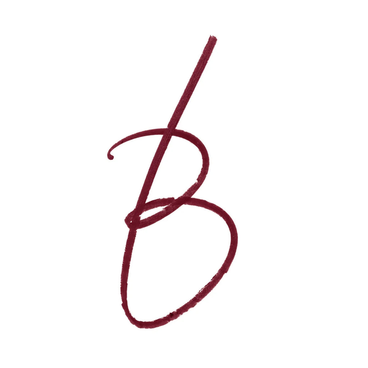 Refect Beauty Bourjois Velvet Contour Lip Liner in a deep berry shade creating a smooth matte line on white background