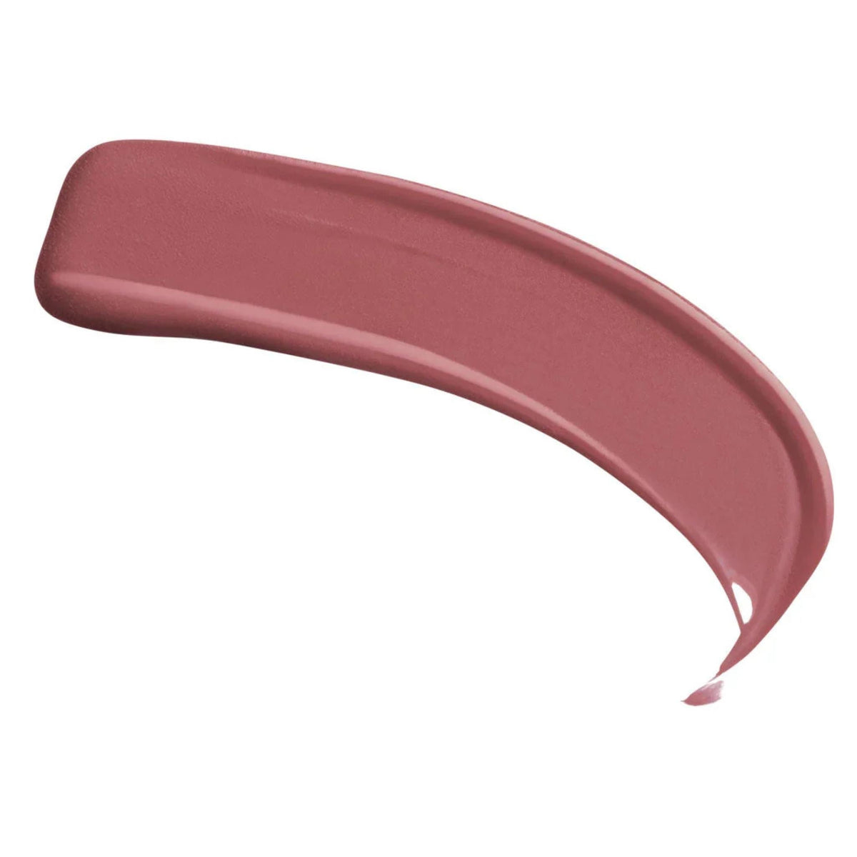 Refect Beauty Bourjois Rouge Velvet Ink liquid lipstick swatch showing a smooth, dusty rose velvet matte finish.