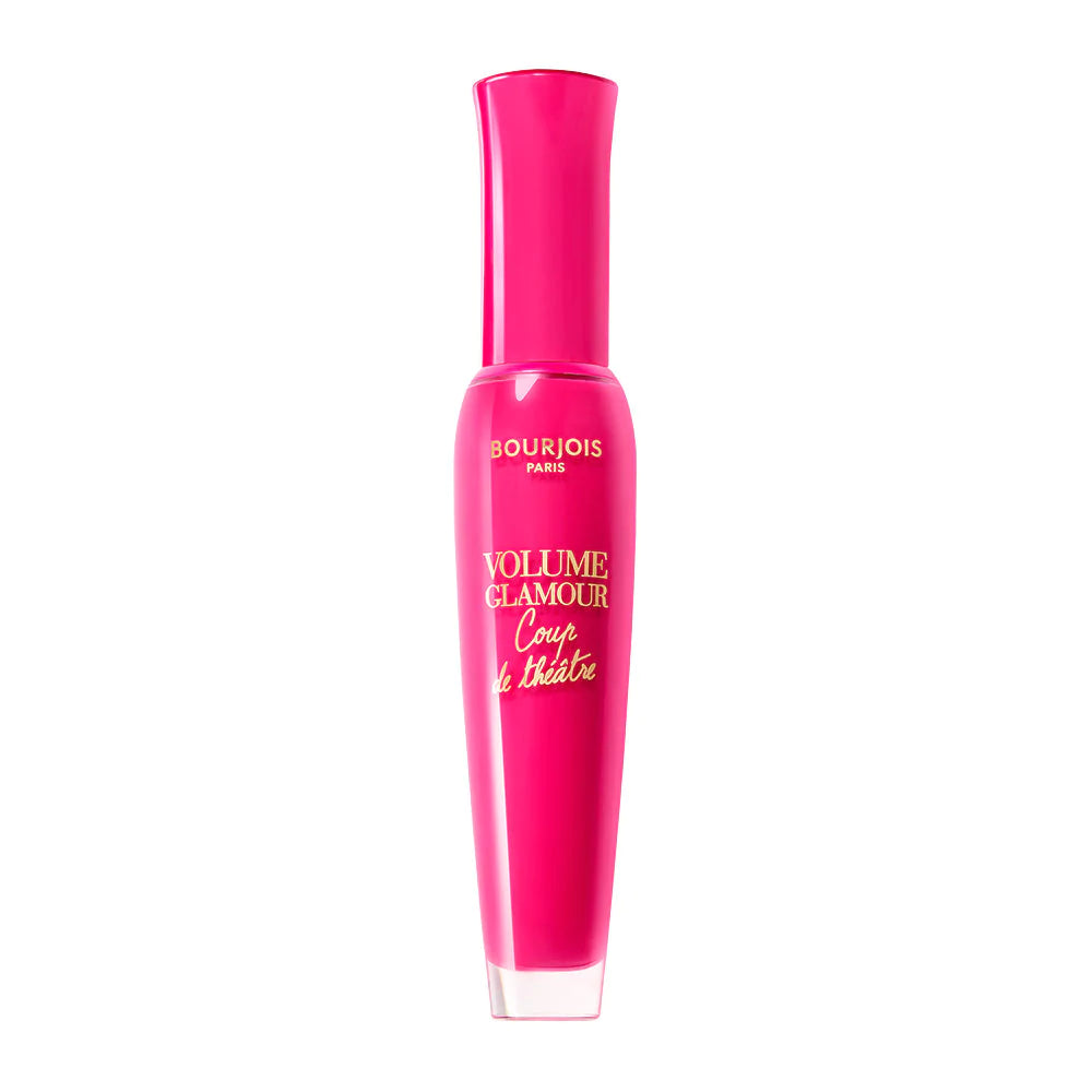 Refect Beauty Bourjois Volume Glamour Coup de Théâtre mascara in a vibrant pink tube for dramatic lash volume.