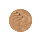 Refect Beauty Bourjois Brow Reveal transparent wax texture showing a smooth, swirled lamination effect on white
