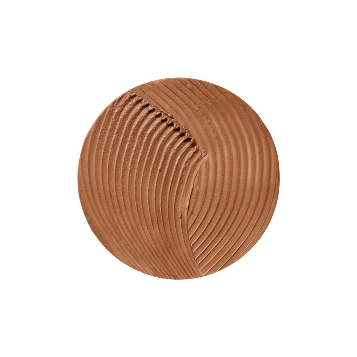 Refect Beauty Bourjois Brow Reveal wax texture showing a smooth brown cream with a swirled lamination effect
