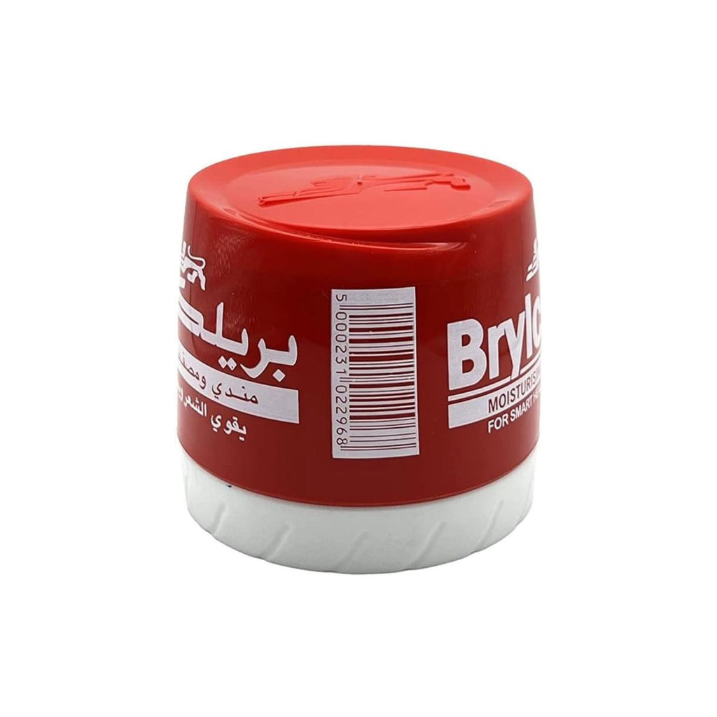 Refect Beauty Brylcreem Moisturising Hair Styling cream in a red and white 140g jar with a glossy finish