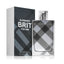 Refect Beauty Burberry Brit For Him Eau de Toilette bottle and box featuring the iconic grey check pattern