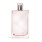 Refect Beauty Burberry Brit Sheer Eau de Toilette in a rectangular pink glass bottle with signature check pattern