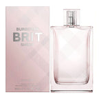 Refect Beauty Burberry Brit Sheer Eau de Toilette perfume bottle and pink patterned box with floral fruity scent