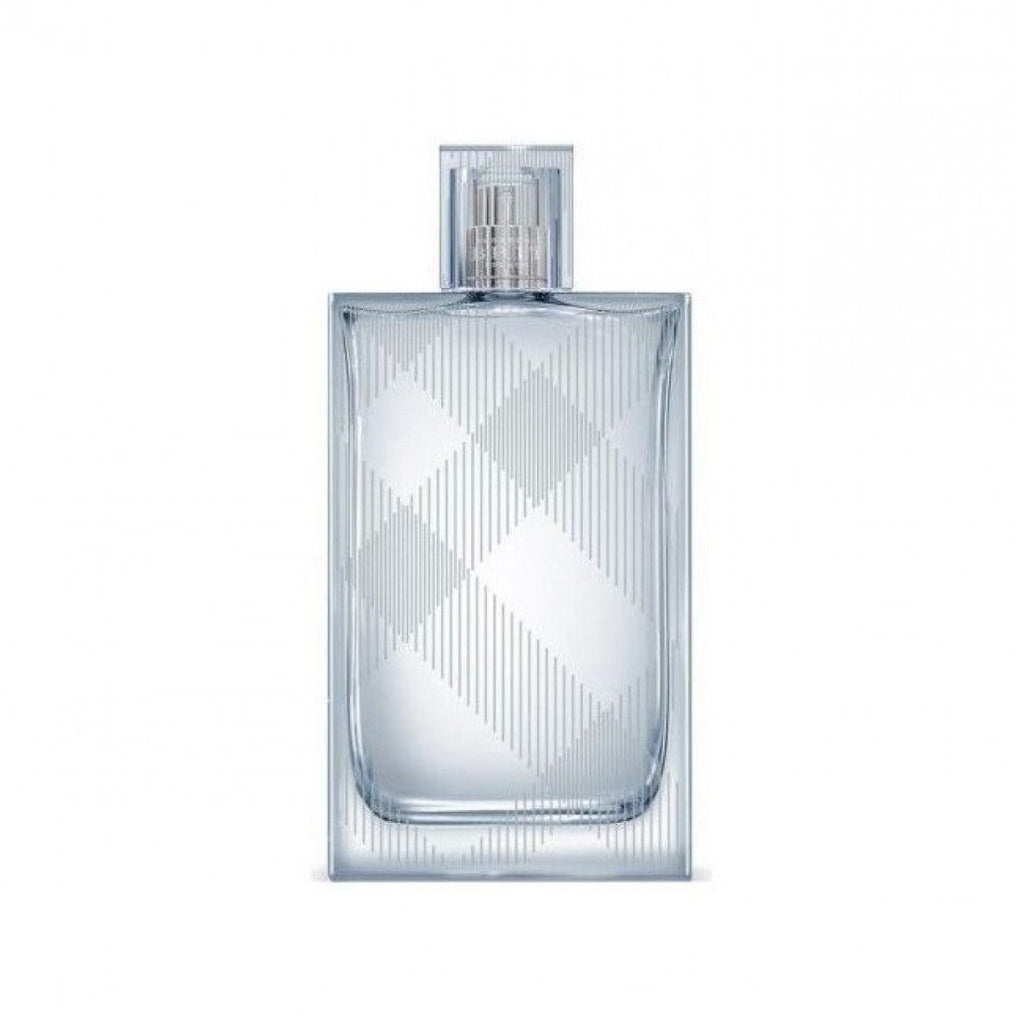 Refect Beauty Burberry Brit Splash Eau de Toilette in a clear glass bottle with a signature check pattern