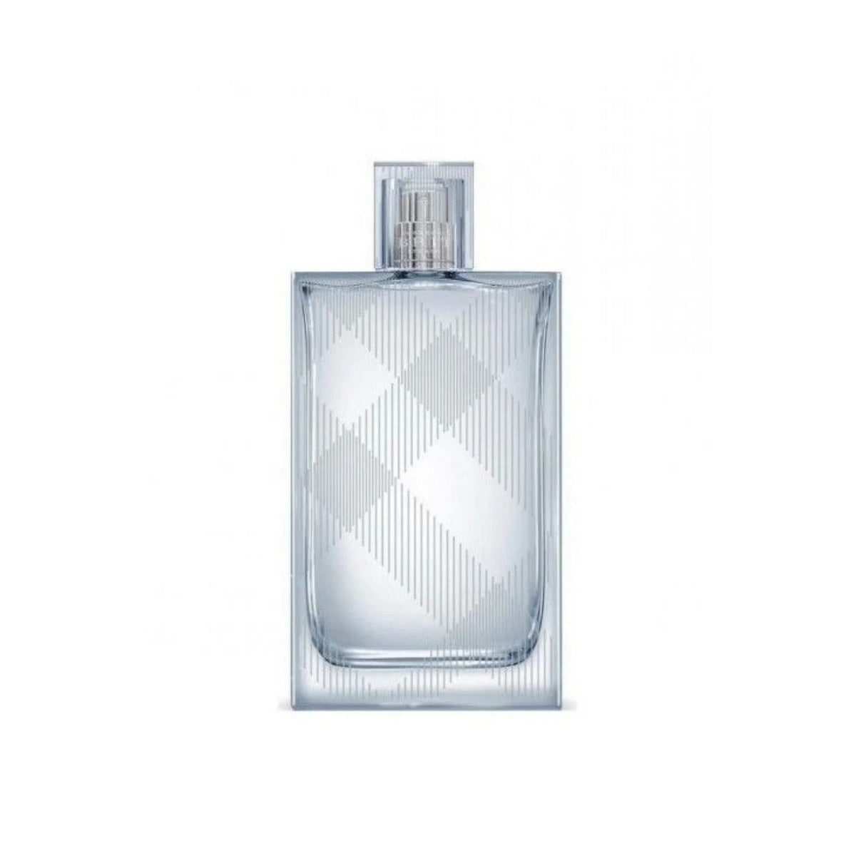 Refect Beauty Burberry Brit Splash Eau de Toilette in a clear glass bottle with iconic check pattern