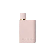 Refect Beauty Burberry Her Elixir Eau de Parfum in a sleek, opaque pastel pink bottle with a minimalist design.
