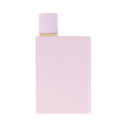 Refect Beauty Burberry Her Eau de Parfum Intense in a minimalist pale pink rectangular glass bottle.