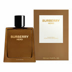 Refect Beauty Burberry Hero Eau de Parfum bottle and matching brown box packaging for a woody men's fragrance.