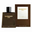 Refect Beauty Burberry Hero Intense Parfum bottle and box featuring a deep brown glass design and woody leather scent.