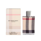 Refect Beauty Burberry London for Women Eau de Parfum bottle and box featuring the iconic beige check fabric pattern.