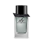 Refect Beauty Burberry Mr. Burberry Eau de Toilette in a sleek glass bottle with a black cap and signature ribbon.