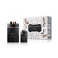 Refect Beauty Bvlgari Man In Black gift set featuring a 100ml bottle, 15ml travel spray, and decorative box.