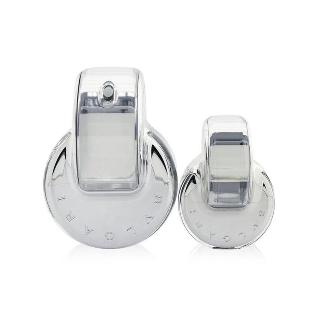 Refect Beauty Bvlgari Omnia Crystalline gift set featuring a 65ml full-size and 15ml travel-size perfume bottle.