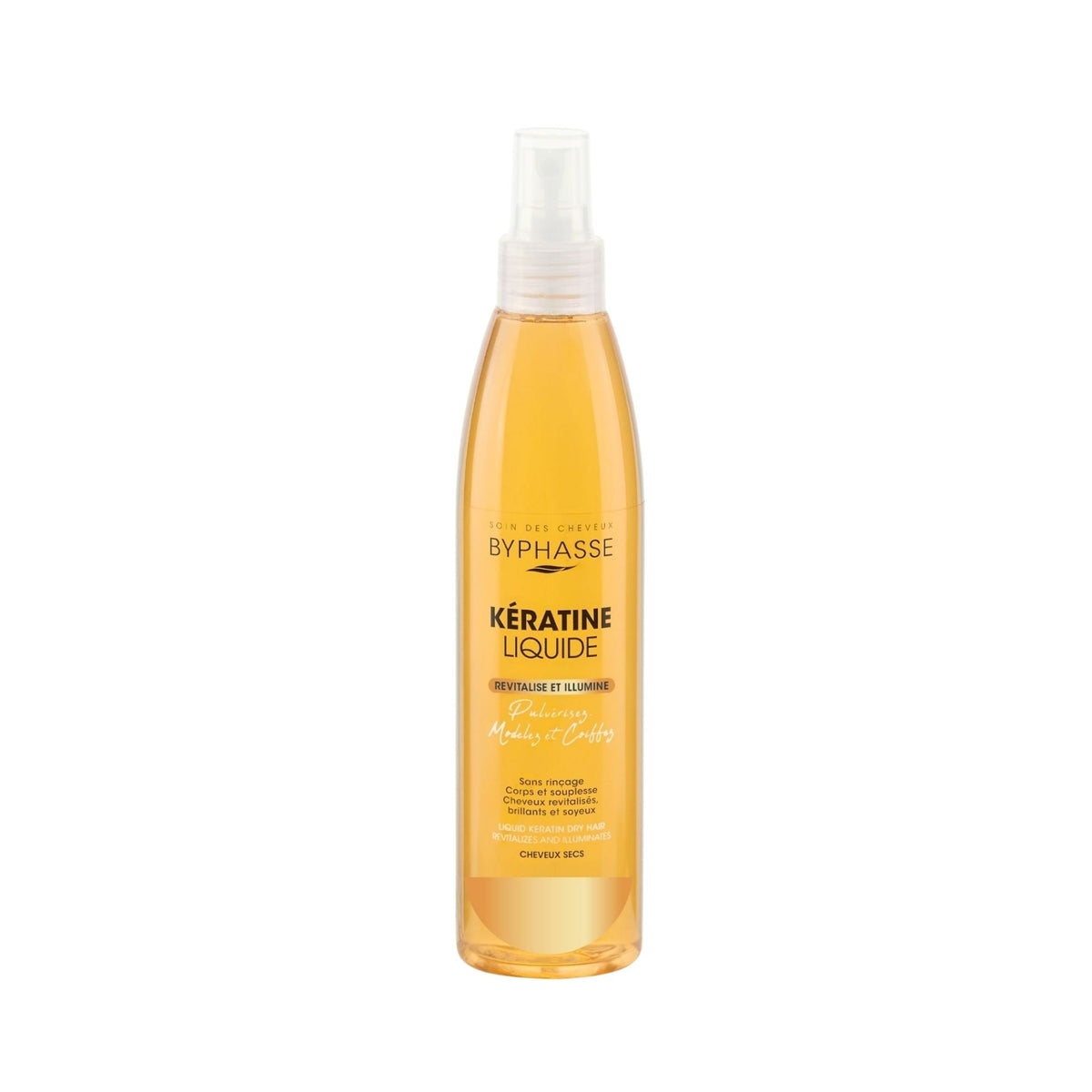 Refect Beauty Byphasse Liquid Keratin spray bottle for dry and damaged hair treatment