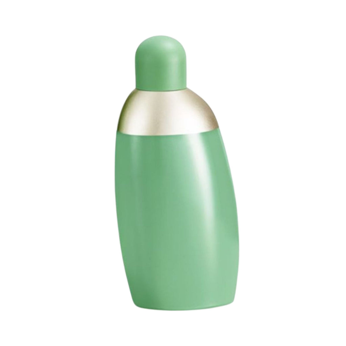 Refect Beauty Cacharel Eden Eau de Parfum in a smooth, rounded green glass bottle with a gold metallic collar.