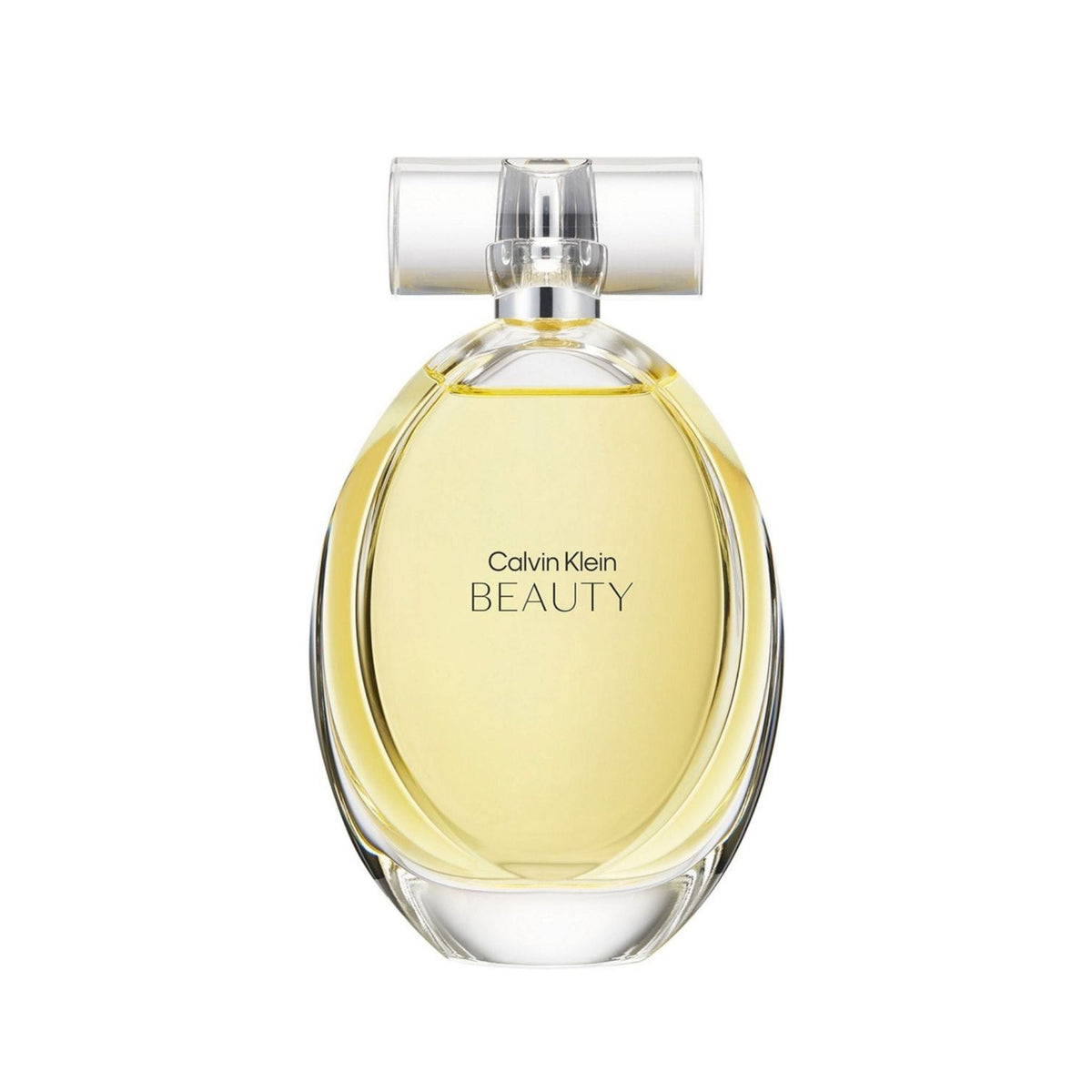 Refect Beauty Calvin Klein Beauty Eau de Parfum in a clear oval glass bottle with a silver cap
