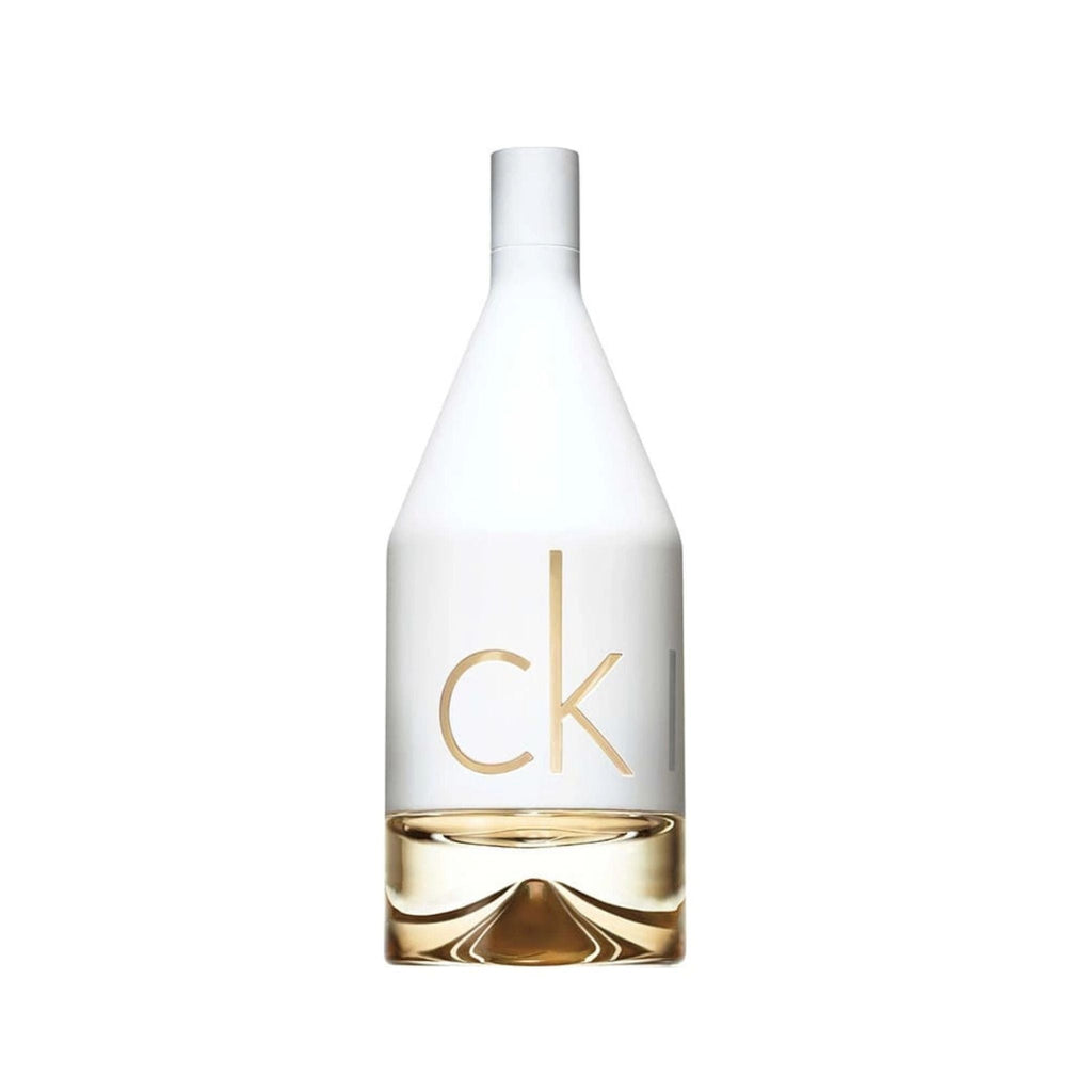 Refect Beauty Calvin Klein CK IN2U for Her eau de toilette in a white and glass bottle with gold lettering