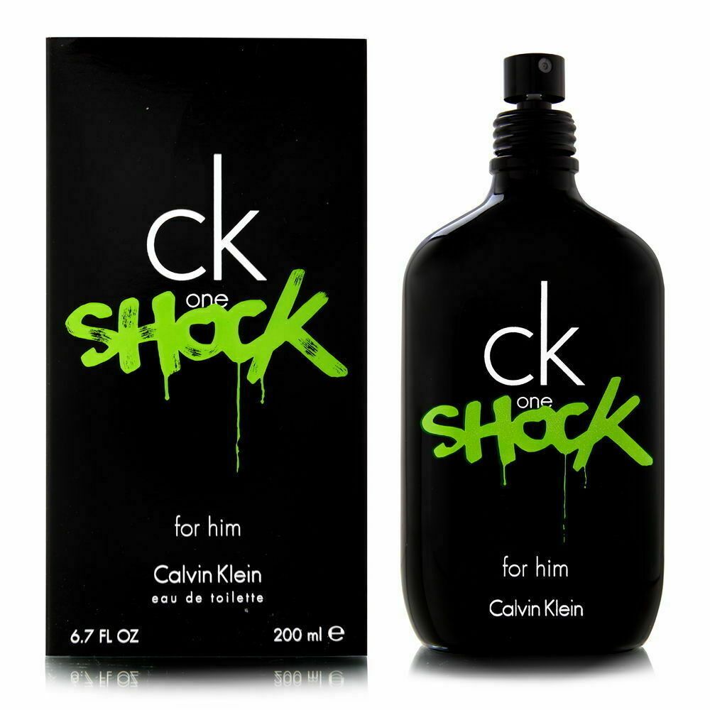 Refect Beauty Calvin Klein CK One Shock for Him eau de toilette spray bottle and black box packaging