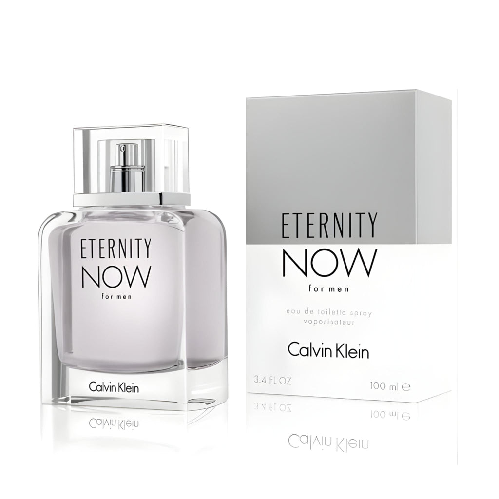 Refect Beauty Calvin Klein Eternity Now for Men eau de toilette bottle and box packaging