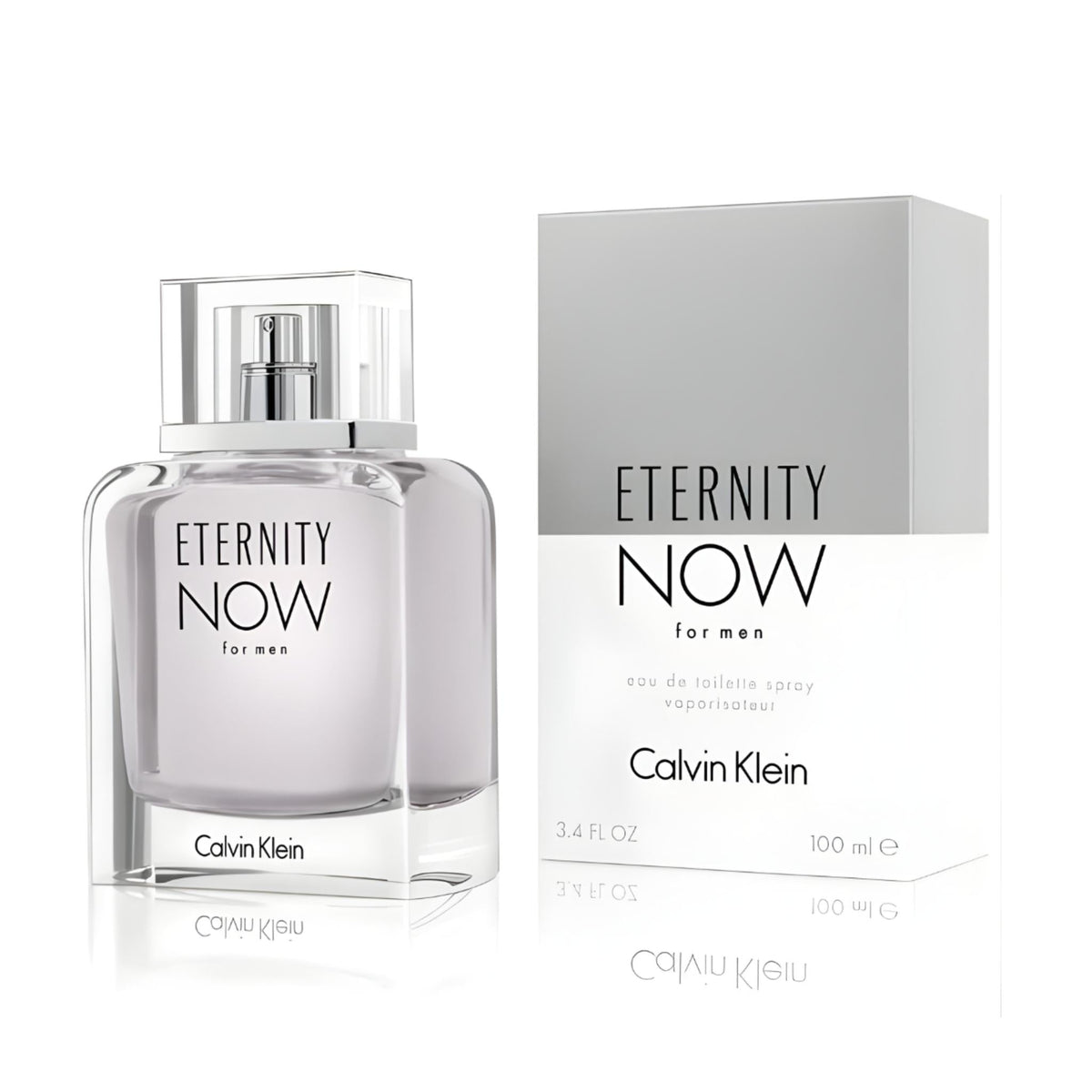 Refect Beauty Calvin Klein Eternity Now for Men eau de toilette bottle and box packaging