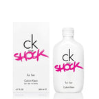 Refect Beauty Calvin Klein One Shock for Her eau de toilette 200ml bottle and white packaging box