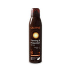 Refect Beauty Calypso Sun Tanning and Protection Dry Mist SPF6 in a brown spray bottle with tan enhancer