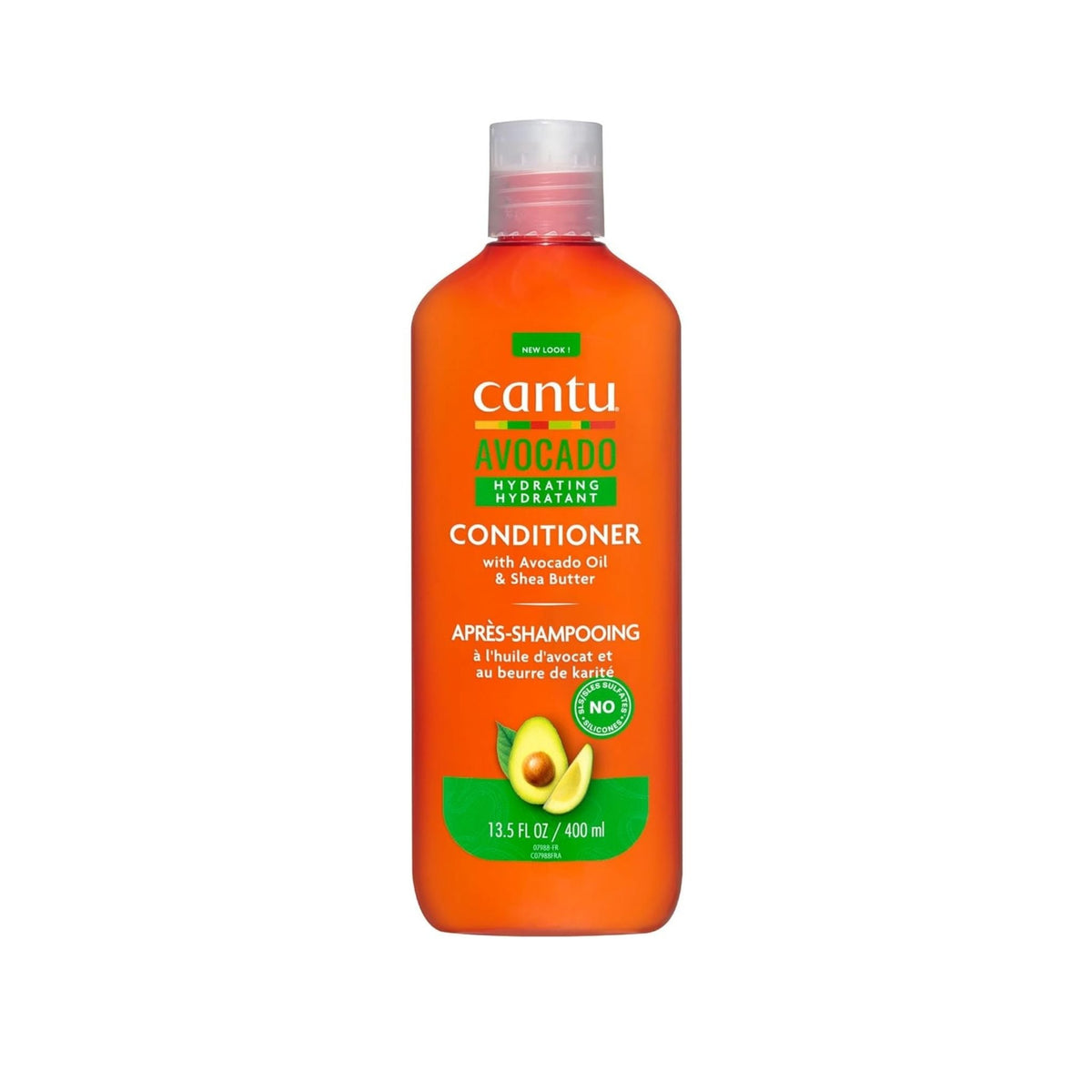 Refect Beauty Cantu Avocado Hydrating Cream Conditioner bottle for curly and wavy hair with shea butter