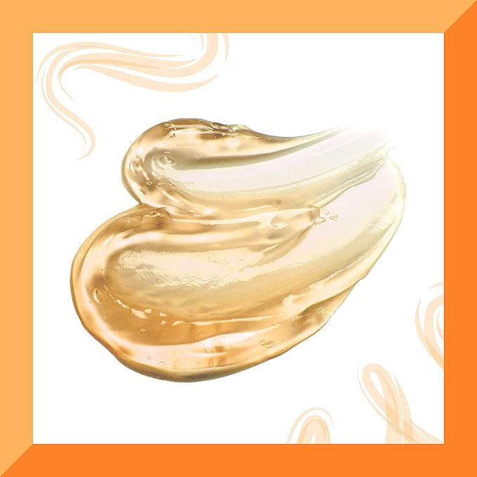 Refect Beauty Cantu shea butter and honey styling gel texture swatch showing a smooth golden translucent consistency