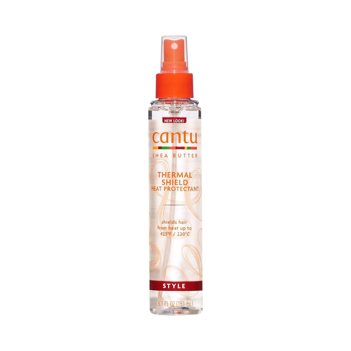 Refect Beauty Cantu Thermal Shield heat protectant spray bottle for hair styling with shea butter and coconut oil