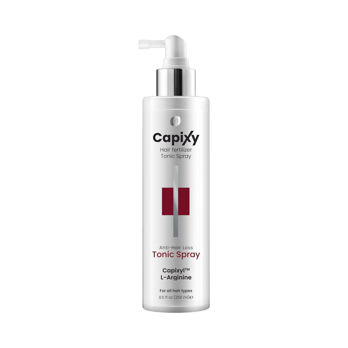 Refect Beauty Capixy hair loss treatment tonic spray bottle with pump dispenser for scalp health and hair growth