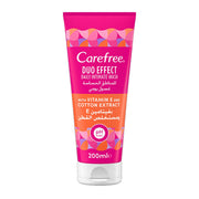 Refect Beauty Carefree Duo Effect Intimate Wash with Vitamin E and cotton extract in a 200ml pink squeeze tube.