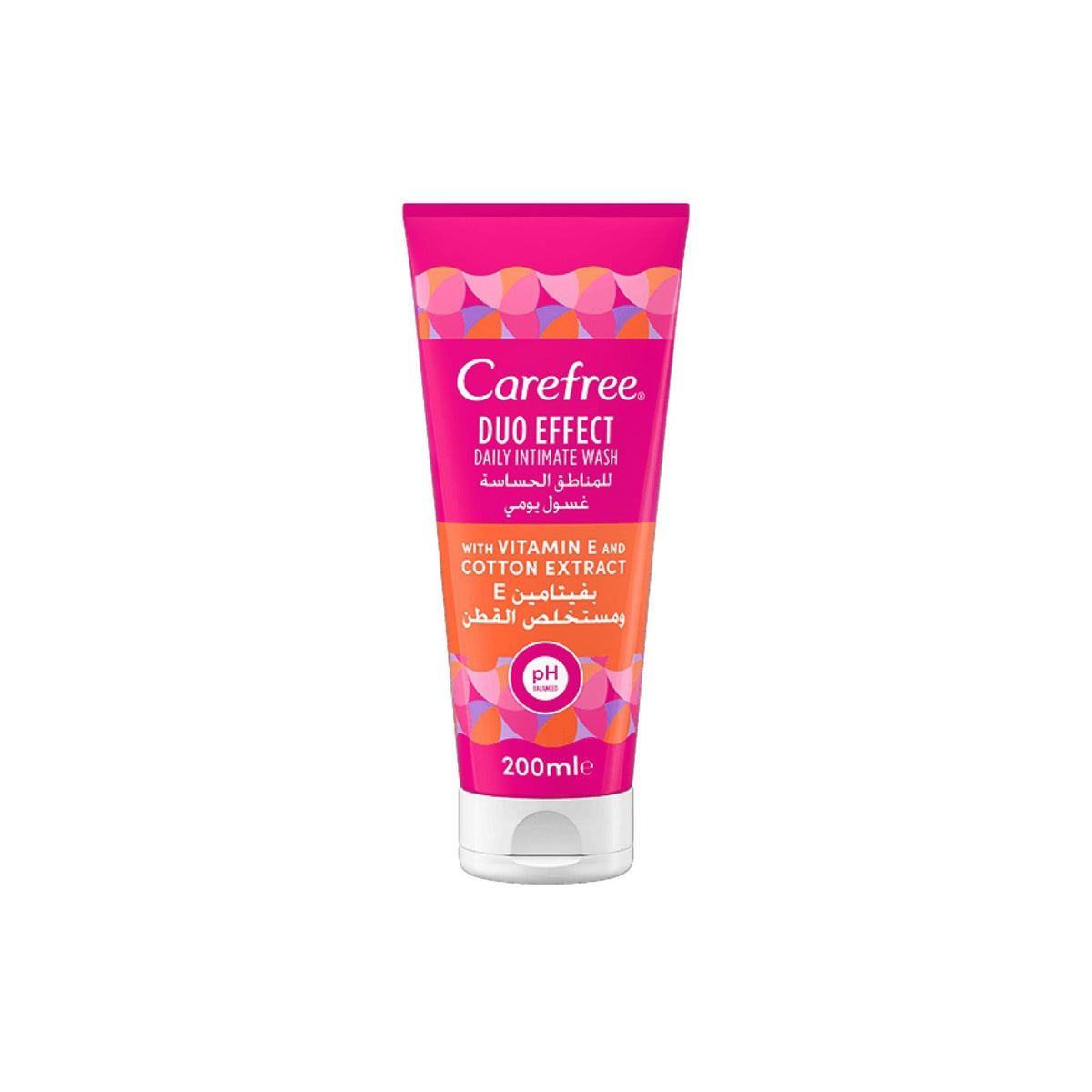 Refect Beauty Carefree Duo Effect intimate wash in a pink tube with Vitamin E and cotton extract for daily hygiene.