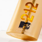 Refect Beauty Carolina Herrera 212 NYC MTV limited edition gold fragrance bottle with embossed branding