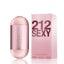 Refect Beauty Carolina Herrera 212 Sexy Eau de Parfum 100ml bottle and pink packaging for women