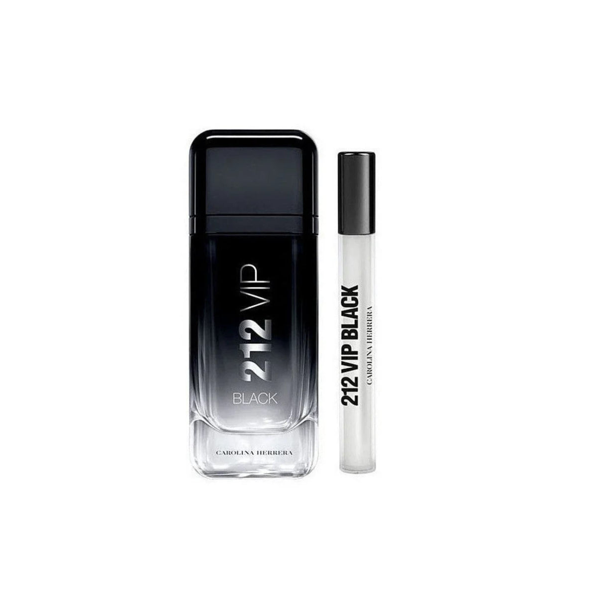 Refect Beauty Carolina Herrera 212 VIP Black men's fragrance gift set with 100ml bottle and 10ml travel spray