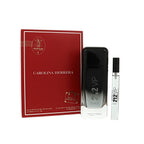 Refect Beauty Carolina Herrera 212 VIP Black fragrance gift set with 100ml bottle and 10ml travel spray in red box