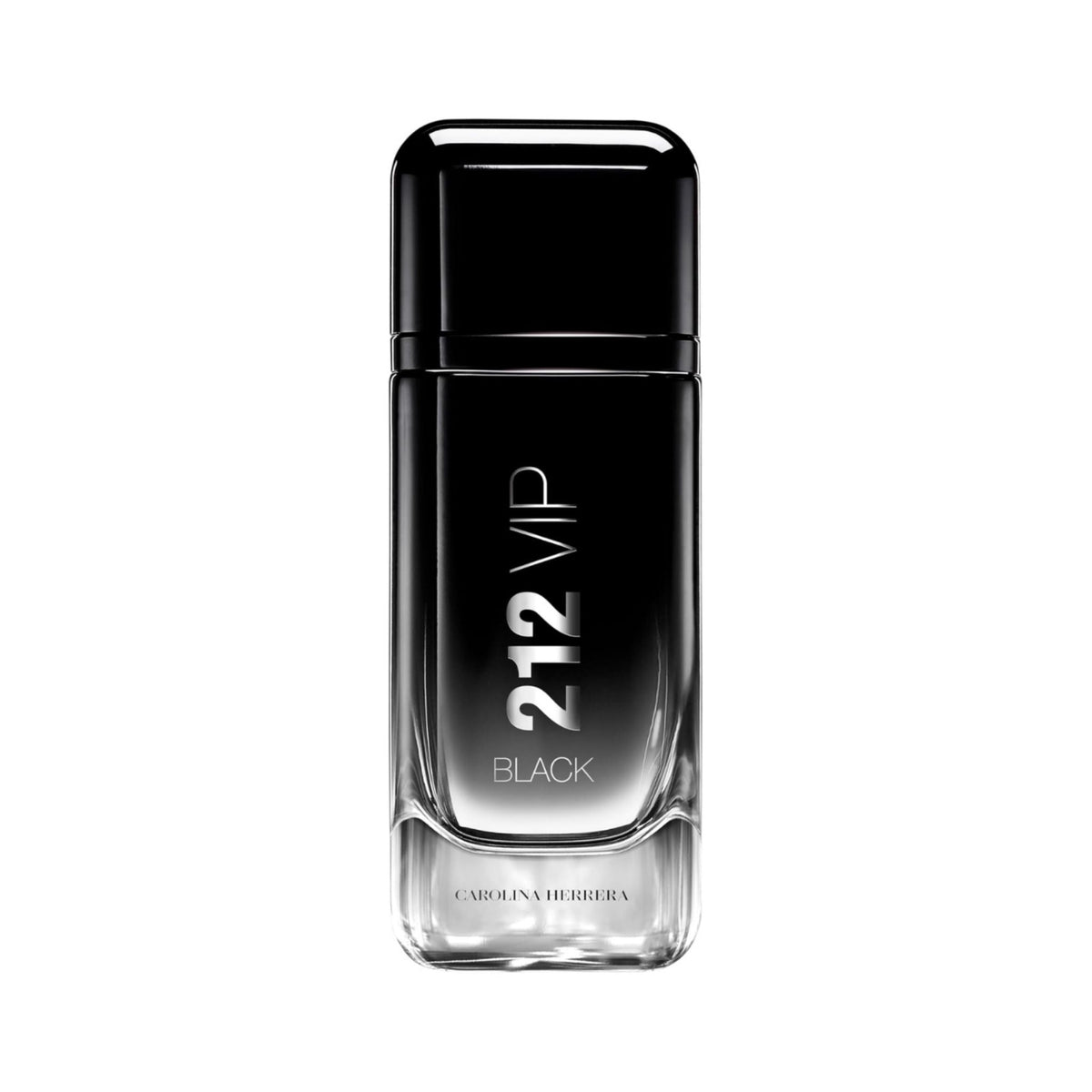 Refect Beauty Carolina Herrera 212 VIP Black eau de parfum in a sleek black and clear glass bottle for men
