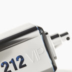 Refect Beauty Carolina Herrera 212 VIP Men Eau de Toilette bottle featuring a sleek metallic silver finish