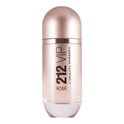 Refect Beauty Carolina Herrera 212 VIP Rosé Eau de Parfum in a sleek rose gold cylindrical glass bottle